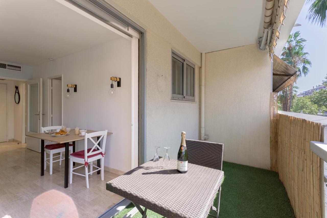 Cosy Studio - Centre Cannes - Terrasse - Clim - Wifi Exterior foto